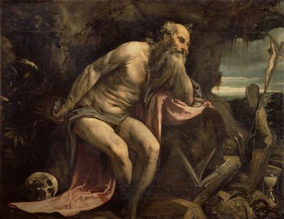 St. Jerome, early 1560s by Jacopo Bassano